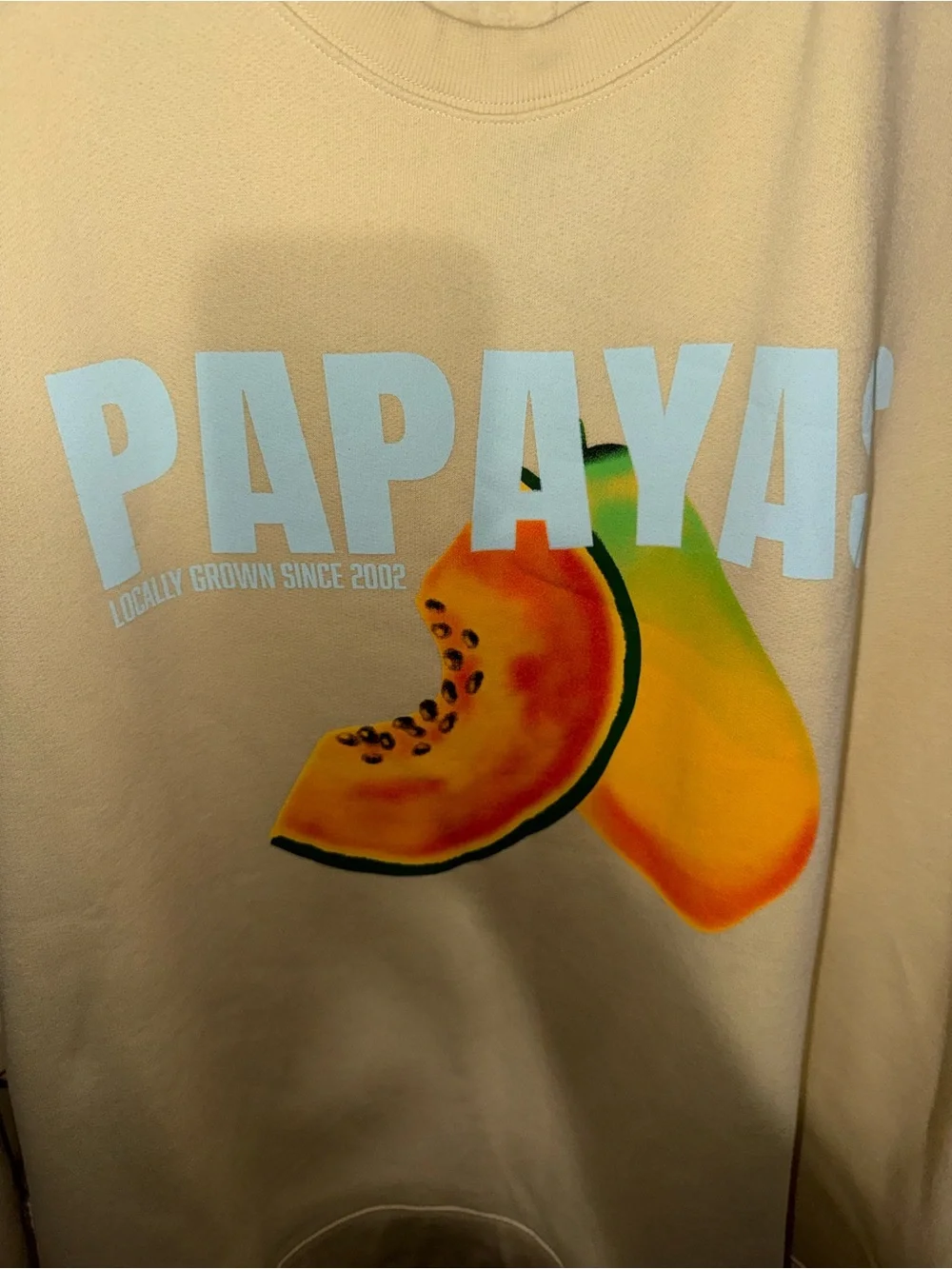 wild fable Cream Graphic Papayas Crewneck Sweatshirt - Picture 4 of 7